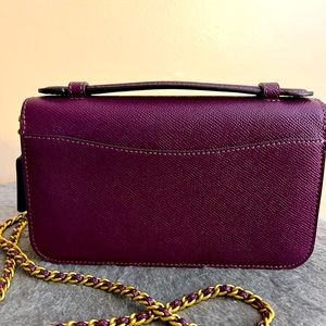 Coach-Bea Crossbody. Burgundy, only used once.